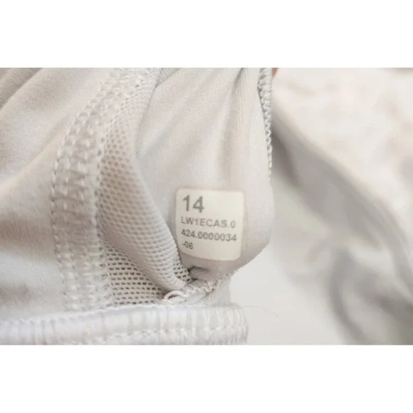 Lululemon Align Tank Top White Grey Leopard Animal Print Size 14 LW1ECAS.0 - Picture 4 of 8